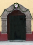 San Francisco, façade, main portal, trefoil arch