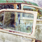 WINTER REFLECTIONS, WRECKING YARD