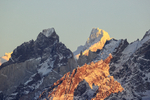 Los Cuernos, view from east, Cordillera Paine, Torres del Paine