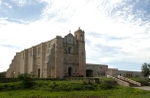 Façade, capilla abierta & novitiate portico