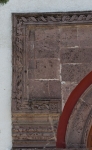 Façade alfiz closeup (left)