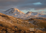 Winter sun on The Moelwyns