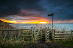 z3381 Sunrise over Castlehaven Niton