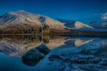 A cold day across the Loch with snow in the hills