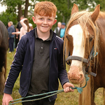28, Smiling boy with his Ponies, Spancil Hill Horse fair, Co.Clare