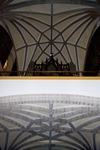 Puebla, Puebla, San Francisco, sotocoro and choir loft rib vaults