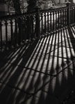 Iron Railing Abstract Salts Mill in Black and White