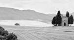 Cappella di Vitaleta (B&W)