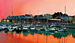Boats at Sunset, The Royal Harbour, Ramsgate