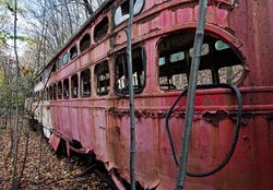 Trolley Graveyard | Rotting Rubber Window Seals