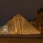 Louvre Pyramid and Museum, Paris