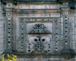 Façade, central relief