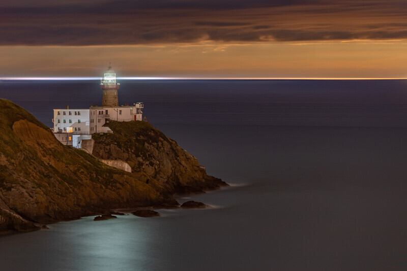 Baily Lighthouse at Night, Howth