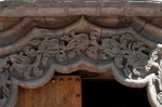 Façade portal, mixtilinear arch detail