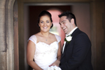 Bride and Groom at Bear Hotel, Cowbridge