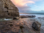 Seacombe Cliff Sunset, Dorset