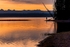 Yellowstone lake sunrise