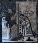 Anteportería mural, Dominican & Indian catechumen