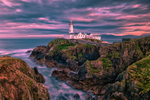 Sunset at Fanad Lighthouse, Ireland.