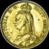 QUEEN VICTORIA 1887 £2 GOLD SOVEREIGN £2350.00