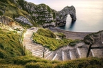 Steps to Durdle Door - Dorset