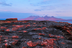 Sunrise over Rum from Beinn Bhuidhe, Isle of Eigg