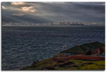 Gibraltar looking towards Algeciras