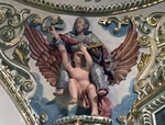 Friar's chapel, cupola pendentive, St. Matthew Evangelist