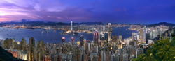 KMPAN-03 The Harbour from the Peak at night - 2015