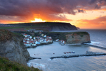 Sunset over Staithes