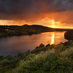 Camlough Lake Sunset