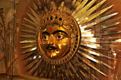 Sun God in the City Palace, Udaipur