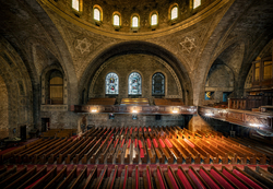 B'Nai Jeshurun Synagogue/Hopewell Baptist Church | Sanctuary Cross Sec