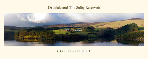 Panoramic shot of Druidale and The Sulby Reservoir in December morning light.