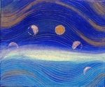Moon Waves  © Rowan Taliesin  2006