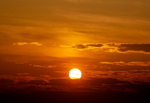 Sunset over Hordle Cliff