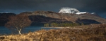 Slioch and Loch Maree Panorama (three stitch panorama with PC-E lens)