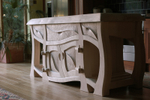 Naturalistic bespoke kitchen island
