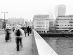 Commuters on London Bridge (2)