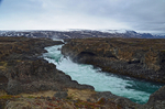 River Skjálfandafljót, Goðafoss, north east Iceland