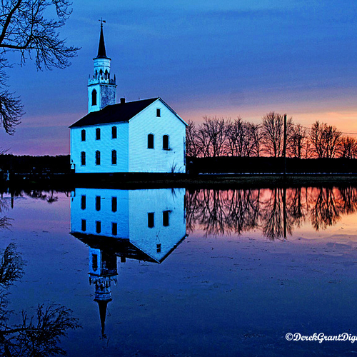 In April of 2023, the Sheffield United Church prepares to endure yet another spring freshet and rising waters along t…