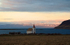 Hrútafjörður and Prestbakki church, Westfjords, Iceland