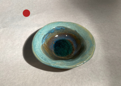 Small bowl blue edge SOLD