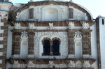 Nuestra Señora de Belén, façade, upper tier & gable