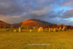 Castlerigg stone circle with Blencathra in the background    ref 5017
