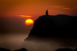 Misty Sunset