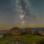 Milky Way Over Brockagh, Wicklow Mountains - Version 1