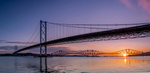 The Two Forth Bridges at Dawn