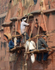Agra Red Fort renovating stonework