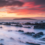 Lambay Island from Rush, Dublin